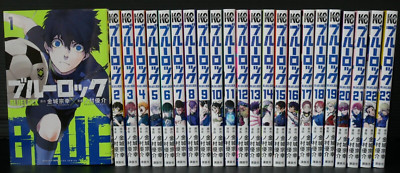 Blue Lock Vol.1 ~ 28 Set von Muneyuki Kaneshiro, Yusuke Nomura - Manga LOT JAPAN