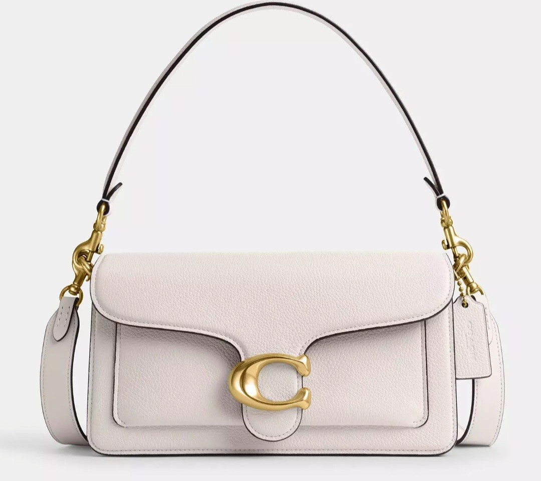 NWT❤️ Coach Tabby 26 Chalk CH857 Shoulder Bag | eBay