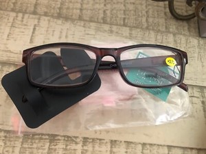 New ~ Brown Tortoise Reading Glasses ~ 3.75