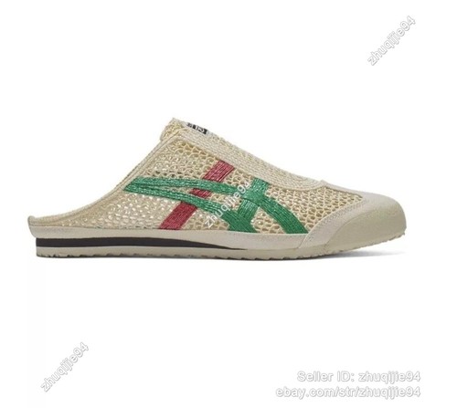 Sabot Slip On Mexico 66 Onitsuka Tiger Sneakers 1183C123 Cream/mustard 7colors - Picture 24 of 51