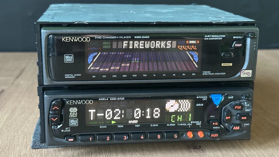KENWOOD KMD-870R + KMD-D400 vintage MD set - Bild 3 von 4