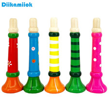 Wooden Trumpet Children Toy Horn Whistle Musical Instrument for Kids Early Educa
