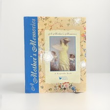 Sharing Precious Moments A Mother's Memories Keepsake Book Baby Girl Beige Blue