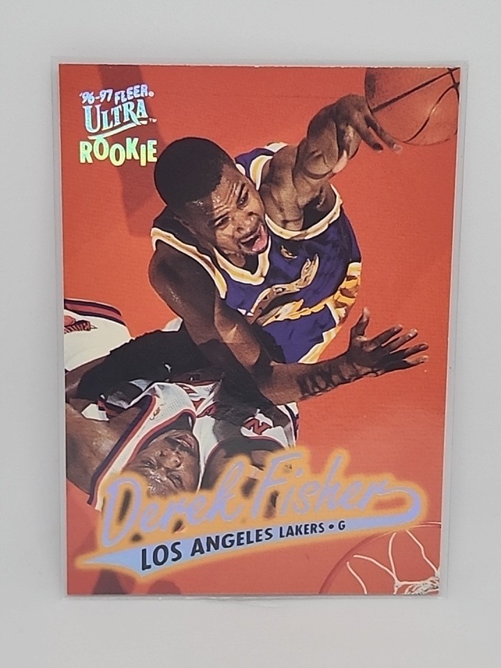 1996-97 Fleer Ultra #202 Derek Fisher Rookie RC Los Angeles Lakers