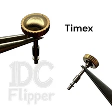 Timex Watch Crown TX1H #10 1965-1974 Fits Multiple 2024, 2124, 6524 ... NOS Read