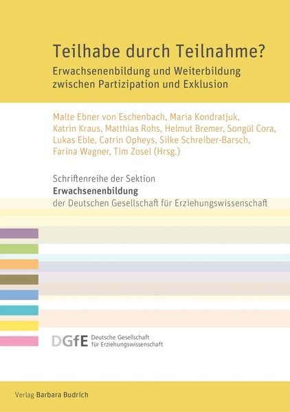Teilhabe Durch Teilnahme? Malte Ebner Von Eschenbach (U. A.) Taschenbuch 220 S.-image