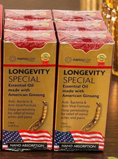 Nanogize Longevity American Ginseng Essential Oil 0.34 oz / 10ml Pack of 6