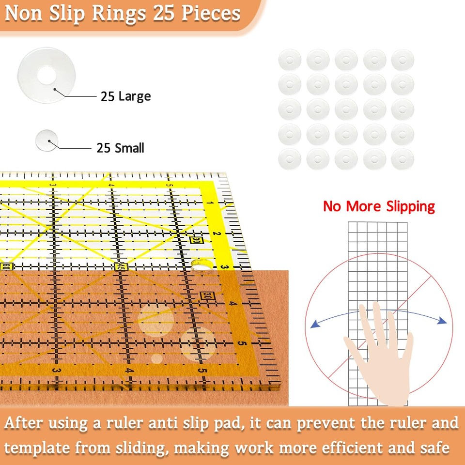 Lexan Ruler VPVPV 4 Piece Quilting Ruler,Acrylic Square Ruler,Quilting Yellow-4 | eBay