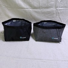 PetAmi Waterproof Collapsible Travel Dog Bowls Pack Food Water Dish Travel Hike