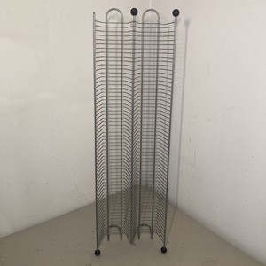 120 Wire CD Media Storage Tower Rack Stand Gray Wire CD Tower