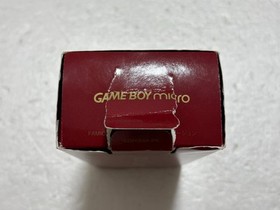 Nintendo Gameboy Micro Famicom Model 20th Anniversary Edition Console Japanese