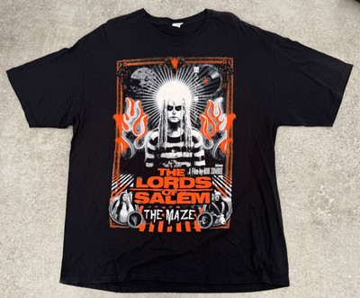 Rob Zombie The Lords of Salem The Maze Halloween Movie Poster T Shirt Mens 2XL