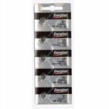 Pkg/ 5 Type 377/376 Energizer Watch Batteries Tear Strip QWB377