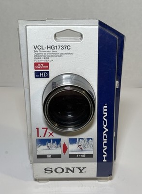Sony High Grade 1.7x Tele Conversion Lens for HandyCam (VCL-HG1737C) New