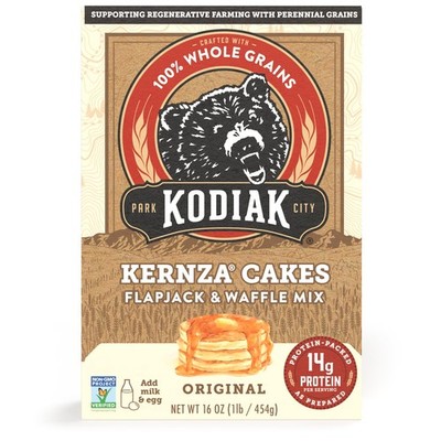 Kodiak Kernza Power Cakes, Pfannkuchen & Waffelmischung, Original, High Prote...