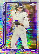 2025 Topps Chrome Rashod Bateman Pulsar Refractor