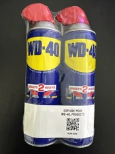 WD-40 Original Formula, Multi-Use Product with Straw Sprays 2 Ways, 14.4 Oz pk 2