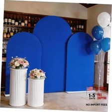 Arch Backdrop Cover Set of 3 Spandex Arch Covers Fitted 4/5/6 FT Royal Blue