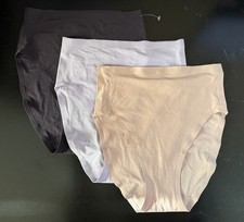 NEW  66 CHANTELLE INTIMATES SOFT STRETCH FRENCH CUT BRIEFS 3 PAIRS OS