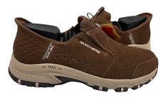 Skechers Women's Slip-Ins Hillcrest Sunapee Hiking Shoes Brown WIDE Size:7 92Y