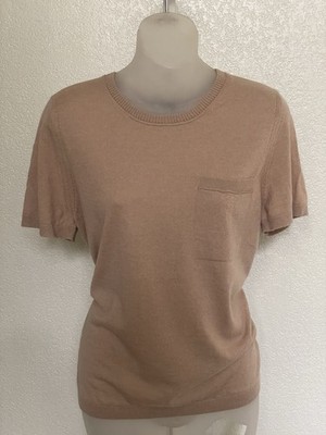 Banana Republic Todd & Duncan Tan Scottish Cashmere Sweater Medium 