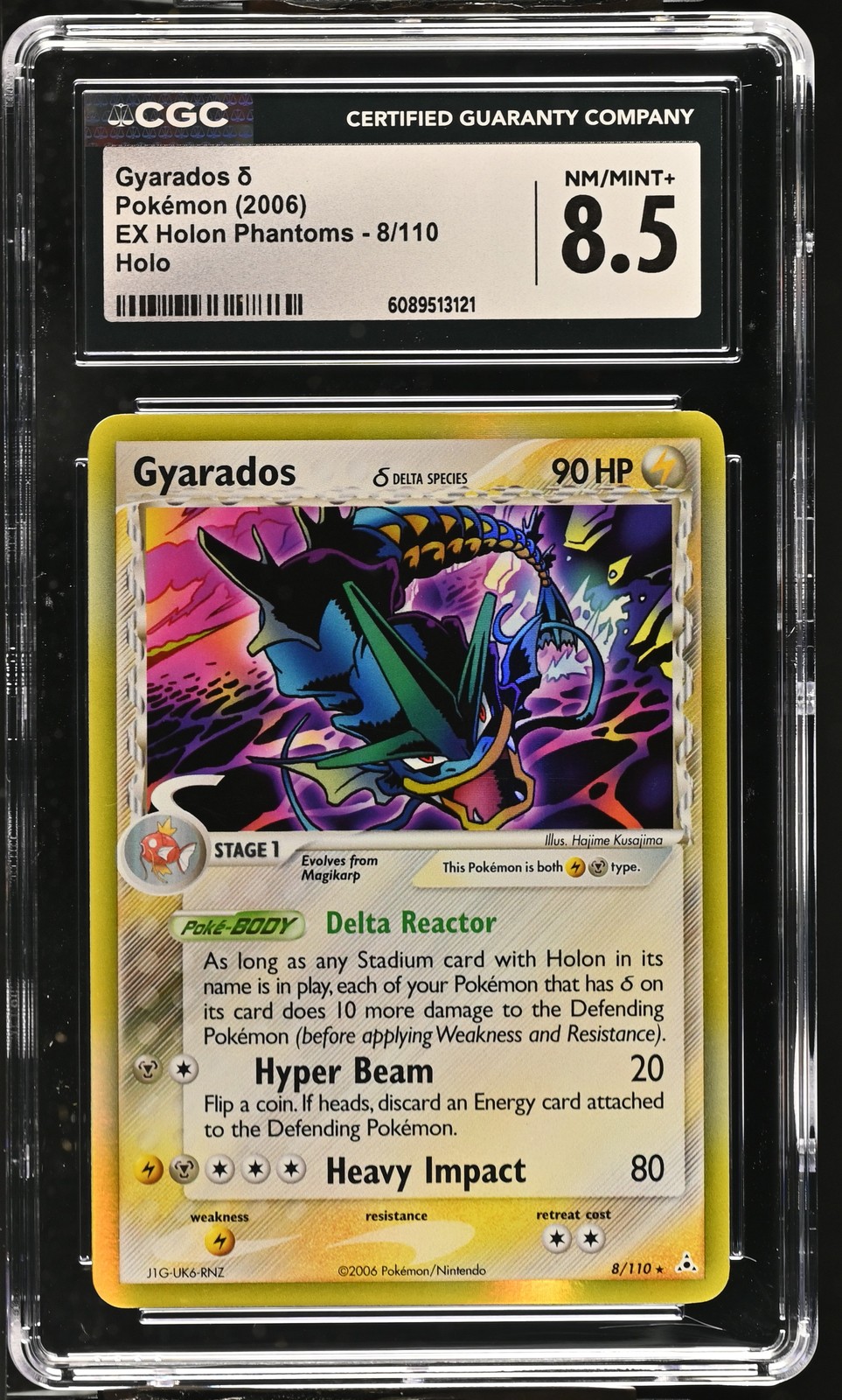 CGC 8.5 Gyarados 2006 EX Holon Phantoms 8/110 Holo Pokemon Card