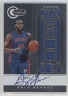 2010-11 Panini Totally Certified 252/599 Greg Monroe #161 Rookie Auto RC 1u6