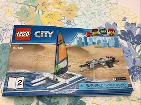 2017 Lego City Manual Instruction Booklets ONLY 1 & 2 60148, 1 & 2 60149