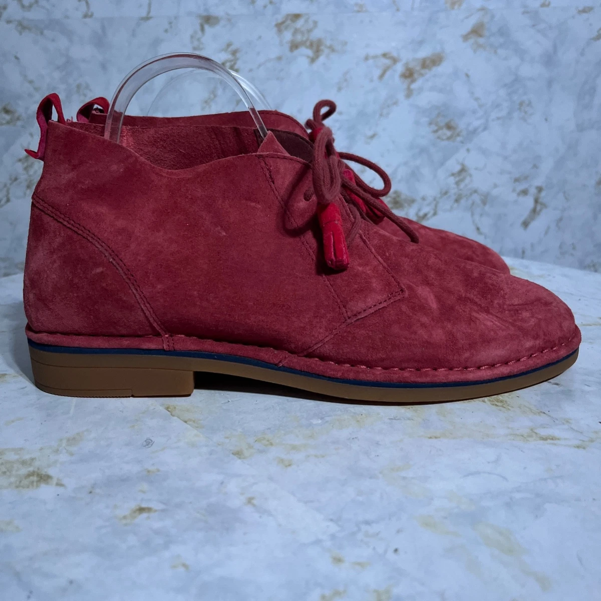 Hush Puppies Orange Suede Ankle Booties Women’s Size 9 Comfort Zip Boots Hush Puppies Suede Boots You Can main image 3