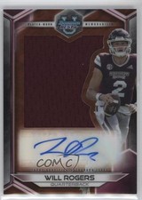 2023 Bowman U Prospect Jumbo Relic Auto Will Rogers #JRA-WR Auto 12ty