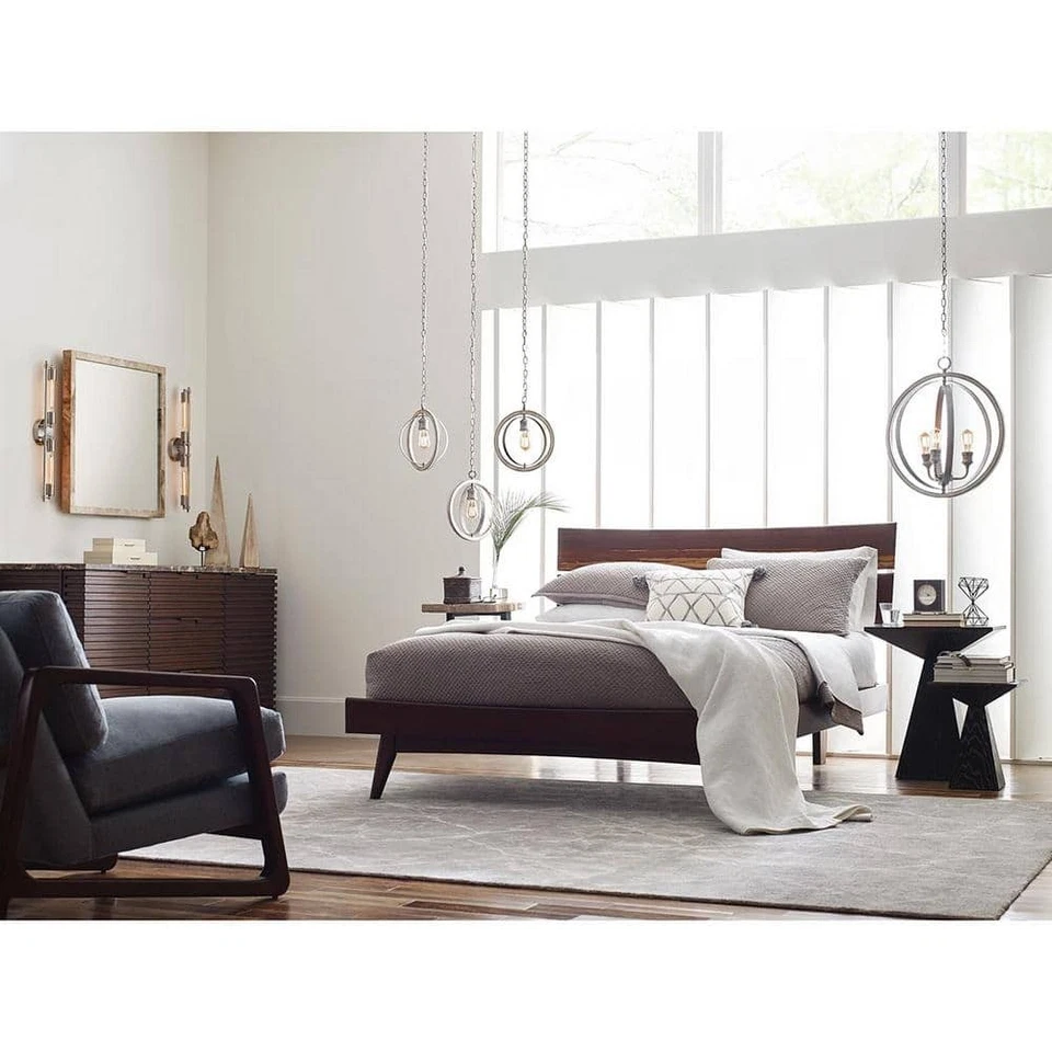 Progress Lighting Circuit 2 лампы матовый никель городской промышленный светильник для туалетного столика - Изображение 4 из 4