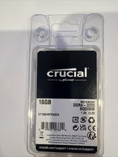 Crucial 16GB Notebook DDR4-3200 SODIMM Memory CT16G4SFRA32A -Brand new