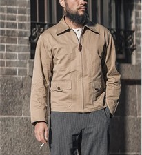 Bronson USN M-421A Giacca da Volo Uomo Vintage Tuta da Volo Cappotto da Lavoro Capispalla