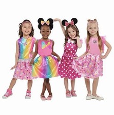 Disney Minnie Mouse Dress Up Trunk Costume Lot Girls 4-6X Incomplete Set