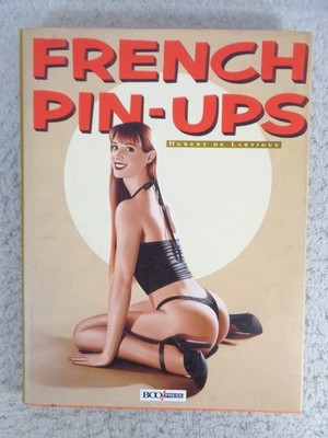 French Pin-Ups Hubert De Lartigue 1st Edition Art Book 2001 BooPress Mature HCDJ