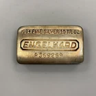 Engelhard 10 Troy Ounce 999+ Fine Silver Bar P369269  L24731