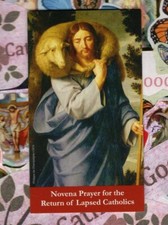 Novena Prayer for Lapsed Catholics - (2" x 3 1/2") Heavy Paperstock Holy Card