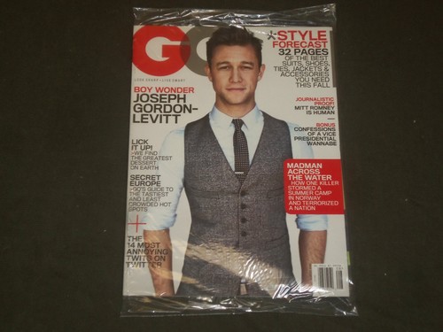 2012 AUGUST GQ MAGAZINE - JOSEPH GORDON-LEVITT - B 2718 - Picture 1 of 2