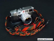 LUIGI Rainbow BRAIDED STRAP,4 STRANDS, cm 96 LONG,UPS INCL,for LEICA,NIKON,FUJI