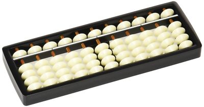 Tomoe Soroban Abacus 11-stellig Kunststoff P1000 Shiratama 6 x 16,5 x 1,5 cm ...