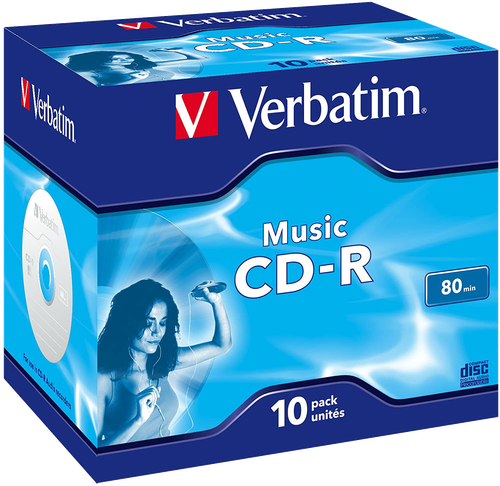 30 x Verbatim Audio CD-R 700MB Jewel Case Recordable Blank Music 80 Min 43365 - Afbeelding 3 van 12