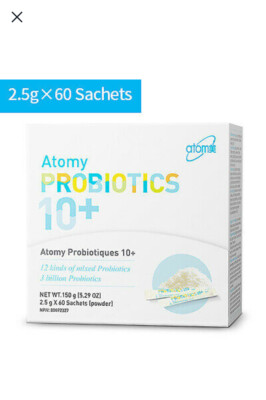Atomy Probiotika 10+ gemischte Laktobazillen 12 Arten Stuhlgang 2,5g x 60 Stück NEU