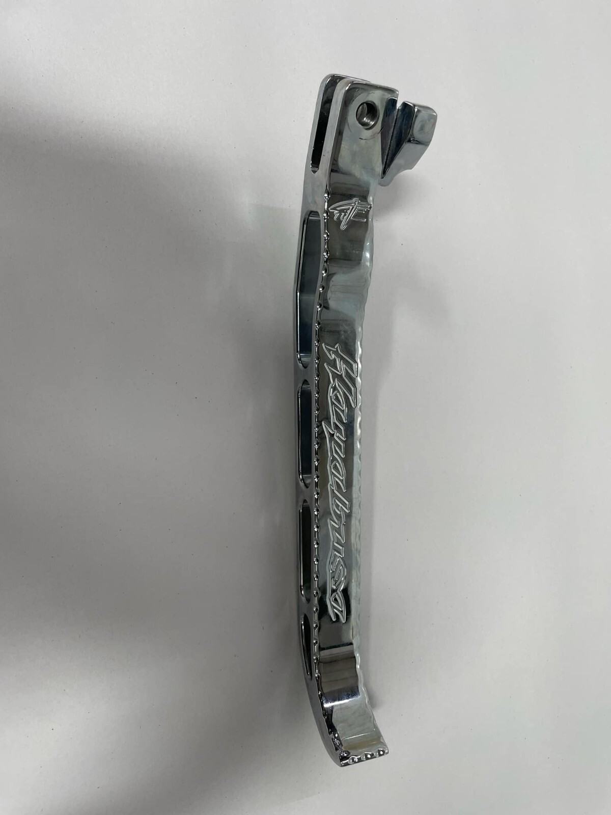 CHROME DIAMOND CUT ENGRAVED STOCK LENGTH KICKSTAND 99-20 BUSA-DISPLAY