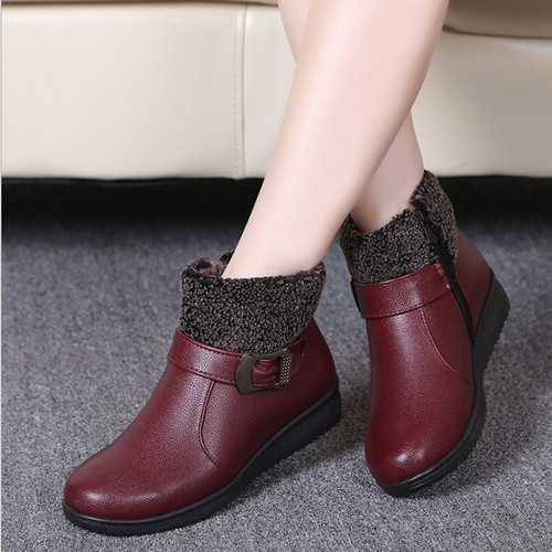 Women's Velvet Snow Boots Thicken 