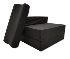 Klappmatratze Schwarz Gästebett Reisebett Gästematratze Klappbett Liegebett