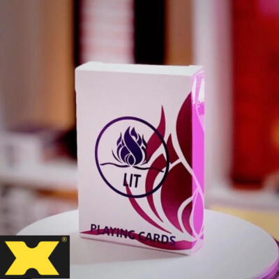 Lit V1 Private Reserve White Playing Cards by Michael McClure