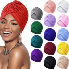 Women's Stretchy Turban Yoga Hat Headband Fitness Head Wrap Exercise Hairband