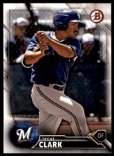 2016 Bowman Draft Picks & Prospects #BD-149 Trent Clark 2 Milwaukee Brewers
