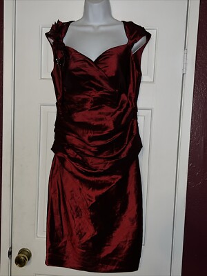 Dress Barn Collections Womens Sheath Dress Size 10 Red Lace Wedding Party | eBay Dress Barn Collections Womens Sheath Dress Size 10 Red Lace Wedding Party | eBay