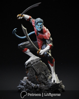 Nightcrawler, Resin Scale 1:9 Model Kit Unpainted 3d Printed GK Statue Figure